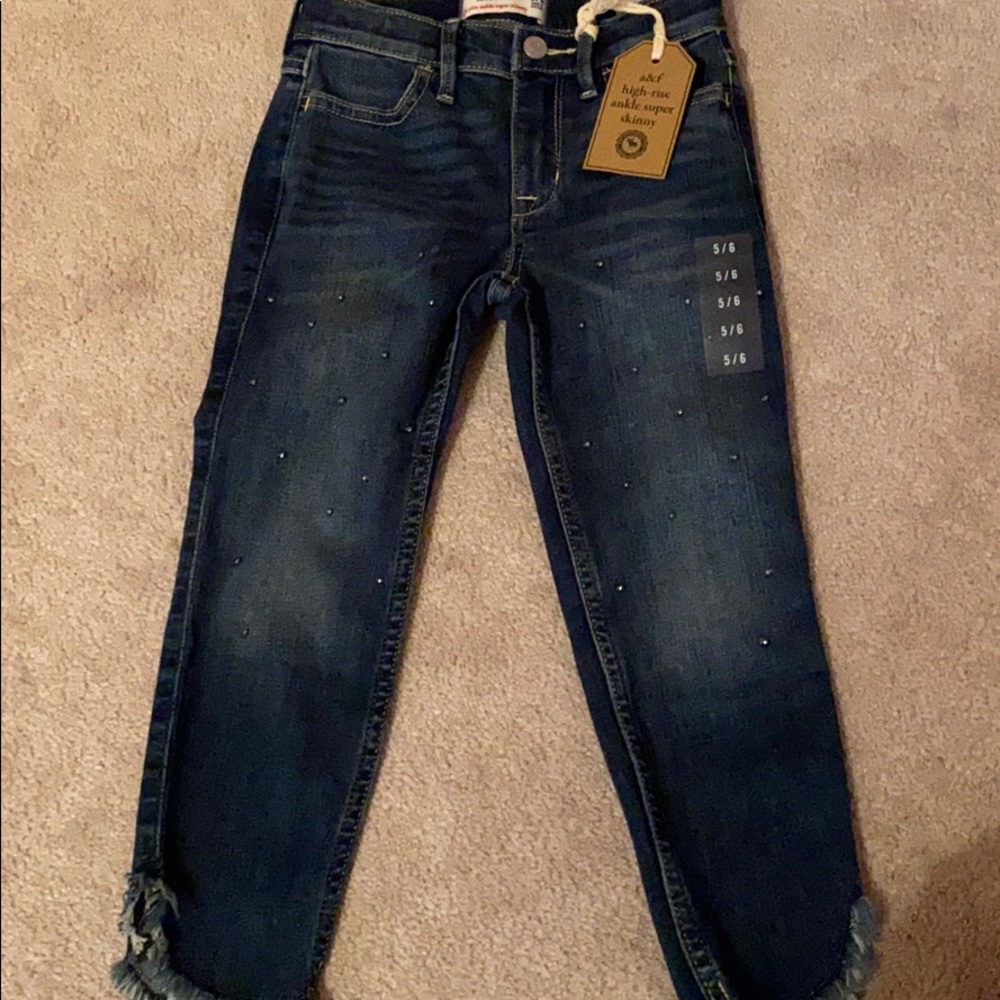 Abercrombie Kids dark wash jeans